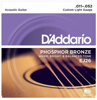 СТРУНЫ D'ADDARIO EJ26